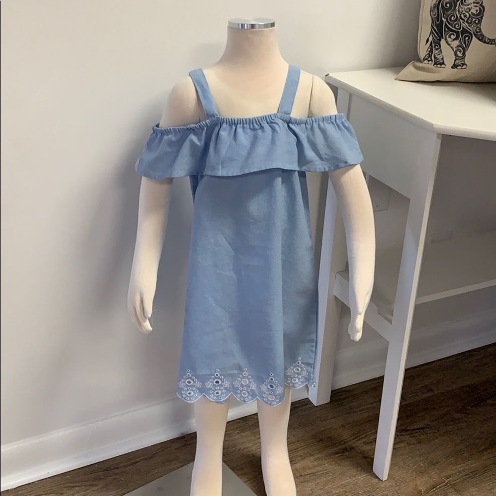 Mud Pie off shoulder child’s dress